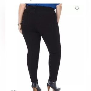 NYDJ Ami Skinny Jeans in Black 16 Like New!!